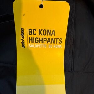 Men’s Ski-doo XL indigo blue Highpants bibs US ONLY